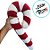 Almofada Candy Cane - Branco,Vermelho - 50cm - 1 unidade - Cromus - Rizzo - Imagem 3