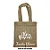 Sacola de Juta Feliz Páscoa com Frase - 20x22cm - 1 unidade - Rizzo Personalizado - Imagem 1