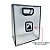 Sacola PVC com Alça Preta Personalizada com Logo - 40x30x12cm - 1 unidade - Rizzo Personalize - Imagem 1