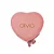 Mini Porta Joias Coração Personalizado - Nome Elegante - Rosa - 1 unidade - Rizzo Personalizado - Imagem 1