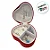 Mini Porta Joias Coração Personalizado - Nome Elegante - Vermelho - 1 unidade - Rizzo Personalizado - Imagem 4