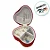 Mini Porta Joias Coração Personalizado - Nome com Borboleta - Vermelho - 1 unidade - Rizzo Personalizado - Imagem 4