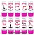 Mini Tubete Lembrancinha Pink - Boneca Fashion c/ Nome - 8cm - 20 unidades - Rizzo Personalizado - Imagem 1
