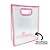 Sacola PVC com Alça Rosa Personalizada com Nome - 27x21x11cm - 1 unidade - Rizzo Personalizado - Imagem 1