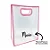 Sacola PVC com Alça Rosa Personalizada com Nome - 27x21x11cm - 1 unidade - Rizzo Personalizado - Imagem 2