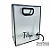 Sacola PVC com Alça Preta Personalizada com Nome - 40x30x12cm - 1 unidade - Rizzo Personalizado - Imagem 1