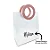 Sacola PVC com Alça Redonda de Couro Rosa Personalizada com Nome - 18x16x8cm - 1 unidade - Rizzo Personalizado - Imagem 2