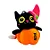 Gato Abóbora com Chapéu de Pelúcia Personalizado - 22cm - 1 unidade - Rizzo Personalizado - Imagem 2