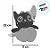 Gato Abóbora com Chapéu de Pelúcia Personalizado - 22cm - 1 unidade - Rizzo Personalizado - Imagem 4