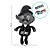 Bruxa de Pelúcia Personalizada - 33cm - 1 unidade - Rizzo Personalizado - Imagem 3