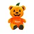 Urso Abóbora de Pelúcia Personalizado - 23cm - 1 unidade - Rizzo Personalizado - Imagem 2