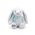 Coelho de Pelúcia Azul com Laço Personalizado - 31cm  - 1 unidade - Rizzo Personalizado - Imagem 3
