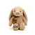 Coelho de Pelúcia Marrom com Laço Personalizado - 31cm  - 1 unidade - Rizzo Personalizado - Imagem 1