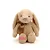 Coelho de Pelúcia Marrom com Laço Personalizado - 31cm  - 1 unidade - Rizzo Personalizado - Imagem 2