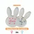 Bandeja Coelho Personalizada com Nome - Branco - 1 unidade - Rizzo Personalizado - Imagem 2