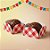 Forminhas para Doces 4 Pétalas Xadrez Vermelho - 30 unidades - Rizzo - Imagem 1