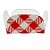 Forminhas para Doces 4 Pétalas Xadrez Vermelho - 30 unidades - Rizzo - Imagem 2