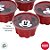 Formas para Gelatina - Minnie Vermelha - 150ml - 7,5x5cm - 4 unidades - Disney Original - Rizzo - Imagem 2