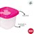 Pote com Válvula Quadrado - Minnie Rosa - 170ml - 8x8cm - 1 unidade - Disney Original - Rizzo - Imagem 4