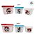 Kit 3 Potes de Plástico Quadrado - Minnie Branco - 1 unidade - Disney Original - Rizzo - Imagem 5