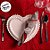 Bandeja Decorativa - Coração de Acrílico Pérola - Branco - 20x19cm - 1 unidade - Rizzo - Rizzo - Imagem 4