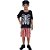 Fantasia Infantil Esqueleto Pirata - Conjunto com Camiseta, Shorts e Bandana - M de 6 a 8 anos - 1 unidade - Rizzo - Imagem 4