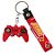 Chaveiro Emborrachado Controle De Video Game - Vermelho - 12cm - 1 unidade - Rizzo - Imagem 5