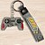 Chaveiro Emborrachado Controle De Video Game - Cinza - 12cm - 1 unidade - Rizzo - Imagem 1