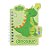 MIni Bloco Para Anotações Dinossauro - Verde - 60 Folhas -  8x11,5cm - 1 unidade - Rizzo - Imagem 4