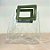 Sacola Transparente PVC com Alça Quadrada de Couro Verde Musgo - 15x15x10cm - 1 unidade - Rizzo - Imagem 1