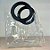 Sacola Transparente PVC com Alça Redonda de Couro Preto - 15x15x10cm - 1 unidade - Rizzo - Imagem 1