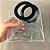 Sacola Transparente PVC com Alça Redonda de Couro Preto - 15x15x10cm - 1 unidade - Rizzo - Imagem 3