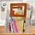 Sacola Transparente PVC com Alça Redonda de Couro Marrom - 15x15x10cm - 1 unidade - Rizzo - Imagem 6