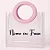 Sacola Transparente PVC Personalizado Escrita Preta com Alça Redonda de Couro Rosa Bebê - 15x15x10cm - 1 unidade - Rizzo - Imagem 1