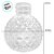 Frasco para Perfumaria de Vidro - Madri Transparente - 120ml - 1 unidade - Rizzo - Imagem 2