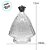 Frasco para Perfumaria de Vidro com tampa - Santa - 150ml - 1 unidade - Rizzo - Imagem 2