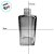 Frasco para Perfumaria de Vidro Retangular - Mel Degradê - 250ml - 1 unidade - Rizzo - Imagem 2
