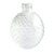 Frasco para Perfumaria de Vidro Redondo - Madri Fosco Branco- 330ml - 1 unidade - Rizzo - Imagem 1