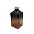 Frasco para Perfumaria de Vidro Retângular - Jaca Pto/Ros - 200ml - 1 unidade - Rizzo - Imagem 2