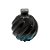 Frasco para Perfumaria de Vidro Redondo - Bola Aspiral Ambar Azul - 180ml - 1 unidade - Rizzo - Imagem 1