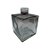 Frasco para Perfumaria de Vidro Cubo - Preto Degrade - 250ml - 1 unidade - Rizzo - Imagem 2