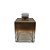 Frasco para Perfumaria de Vidro Cubo - Ambar Antigo Fosco Degradê  - 250ml - 1 unidade - Rizzo - Imagem 1