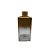 Frasco para Perfumaria de Vidro Quadrado - Square Ouro Degrade - 250ml - 1 unidade - Rizzo - Imagem 1
