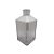 Frasco para Perfumaria de Vidro Quadrado - Jaca Branco Degradê - 270ml - 1 unidade - Rizzo - Imagem 2