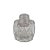 Frasco para Perfumaria de Vidro Oval - Zaragoza Trasparente - 50ml - 1 unidade - Rizzo - Imagem 1