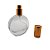 Frasco para Perfumaria de Vidro Monaco Ouro - 30ml - 1 unidade - Rizzo - Imagem 2