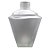 Frasco para Perfumaria de Vidro Trapézio - Berlim Fosco - 260ml - 1 unidade - Rizzo - Imagem 1