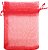 Saquinho de Organza - Vermelho - 10 unidades - Rizzo - Imagem 1