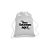 Mochila de Tecido com Corda Personalize com Sua Estampa - Branca - 35x40cm - 1 unidade - Rizzo - Imagem 1
