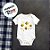 Body Infantil Maga Curta Personalize com Sua Estampa - Branco - G - 1 unidade - Rizzo - Imagem 3